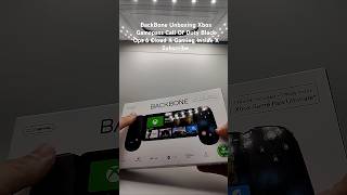 BackBone Unboxing Xbox Gamepass Call Of Duty Black Ops 6 Cloud X Gaming Inside Xshorts callofduty [upl. by Jarl]