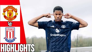 Manchester United vs Stoke City  All Goals amp Highlights  U18 Premier League  301124 [upl. by Magen786]