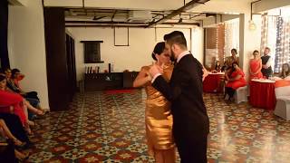 Javier Rodriguez and Fatima Vitale in India 44  Bangalore Tango Academy 01102016 [upl. by Lovash]