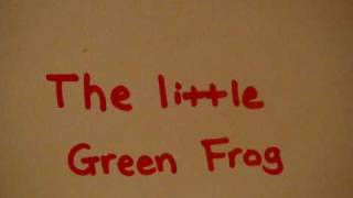 子供英語のうたThe little Green Frog [upl. by Aizat111]