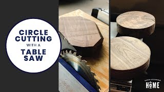 How To Cut a Circle With a Table Saw [upl. by Onurb]