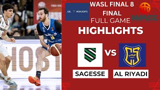 Sagesse vs Al Riyadi Full Game Highlights DOHA FINALS WASL [upl. by Yenttihw]