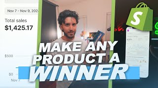 Making A FAILED Dropshipping Product PROFITABLE In 24 Hours [upl. by Nohtan]