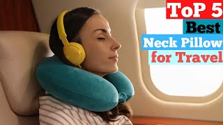 TOP 5 Best Neck Pillow for Travel in 2025 Ultimate Comfort amp Support for Your Journey [upl. by Carita]