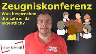 Zeugniskonferenz  Was besprechen die Lehrer da eigentlich  Lehrerschmidt [upl. by Anihpled]