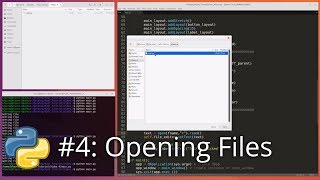 Python GUI Development 4  Opening a File [upl. by Saxena]