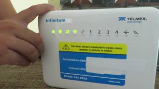 Como Resetear el Modem de INFINITUM TELMEX Reinicialo YA [upl. by Ellesor64]