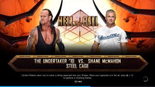 WWE 2K22 The Undertaker Vs Shane Mcmahon In Steel Cage Match Gameplay On PS4 [upl. by Seigel]