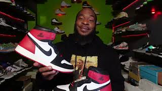 EARLY LOOK at the Jordan 1 Black Toe Reimagined Unboxing  Review Jordan sneakers unboxing Nike [upl. by Airotal]