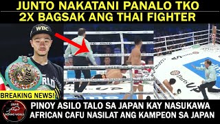 BREAKING NEWS Junto Nakatani PANALO Via TKO Sa RND 6 2x Pinabagsak Ang Thai Fighter Na Si Salapat [upl. by Herwig]