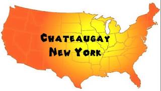 How to Say or Pronounce USA Cities — Chateaugay New York [upl. by Eddy]