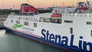 MV Stena Horizon Alongside at Rosslare Europort 17924 [upl. by Drol26]