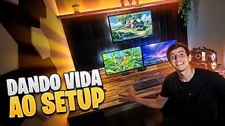 REFORMEI POR COMPLETO O SETUP DO MEU AMIGO [upl. by Tomas488]