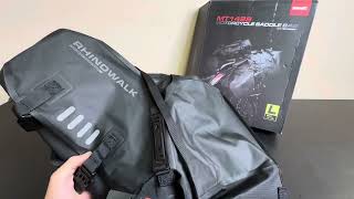 Review of Rhinowalk Motorcycle Saddle Bags [upl. by Vassili37]