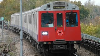 London Underground D78 Stock Rail Adhesion Train Passes Moor Park For Neasden Depot  November 2024 [upl. by Aluor]