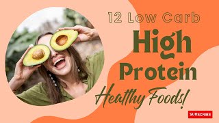 12 Low Carb Foods to Boost Your Health keto food healthyfood diet [upl. by Gader502]