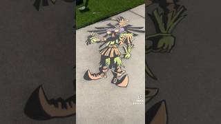 Skull Kid from Majora’s Mask chalkart zelda nintendo fanart halloween chalktober majorasmask [upl. by Cindelyn166]