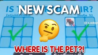 NEW SCAM IN ADOPT ME 2023 YOU MUST AVOID 🤮😭 [upl. by Aneen167]