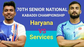 HARYANA VS SERVICES Senior Nationals 2024  SPORTSMASTER08 [upl. by Butte]