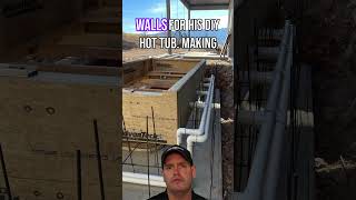 🔨 WATCH THESE HOT TUB WALLS TAKE SHAPE  DIY Build Gets REAL [upl. by Eelta781]