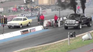 Dodge Ram Cummins Dually vs Chevelle [upl. by Aciria45]