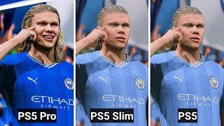 EA FC 25  PS5 Pro VS PS5 Slim VS PS5  Gameplay Comparison [upl. by Kaleb]