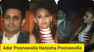 Adar Poonawalla WIth Wife Natasha Poonawalla At Shweta BachchanNanda Brithday At Godrej House Juhu [upl. by Crellen]