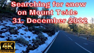 Tenerife  Searching for snow on Mount Teide  31 December 2022 [upl. by Annabela]