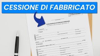 CESSIONE DI FABBRICATO Onde e Como Fazer  Quando Utilizar Documentos para Cidadania Italiana [upl. by Wollis291]