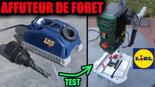 Je test l’affûteuse de foret TIVOLY Drill Doctor XP DD400 avec la perceuse à colonne LIDL PARKSIDE [upl. by Clayton]