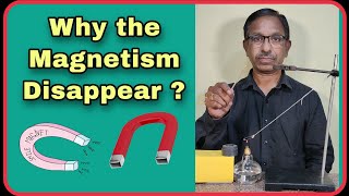 Why the Magnetism Disappear  When We Heat the Object funscience experiment [upl. by Roobbie]