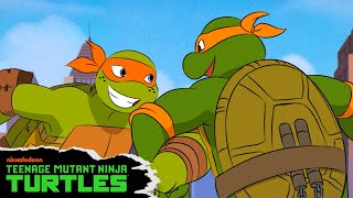 The Turtles Meet THEMSELVES In Another Universe 🤯  Full Scene  Teenage Mutant Ninja Turtles [upl. by Erdnaet628]