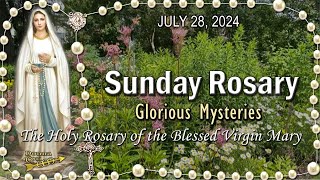 🌻SUNDAY Rosary🌻GLORIOUS Mysteries of the Holy Rosary JULY 28 2024 Scenic Scriptural [upl. by Nesline]