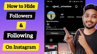 How To Hide Instagram Following and Followers List [upl. by Martita50]