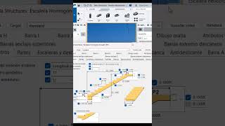 TEKLA STRUCTUREMODELO 2ESCALERA structuralengineeringsoftware teklastructures design tekla [upl. by Miles156]