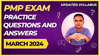 PMP Exam Questions 2024 March and Answers Practice Session PMP Exam Prep PMP for Project Manager [upl. by Latrina]