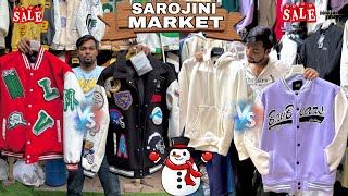 Sarojini Nagar Market Delhi  Varsity Jackets HoodieBaseball Jacket Denim Jacket  With Shop No [upl. by Dnar224]