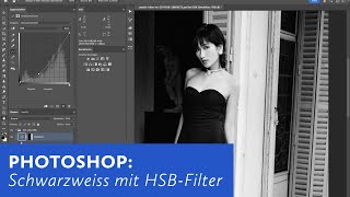 Photoshop Schwarzweiss mit HSBFilter [upl. by Emorej950]