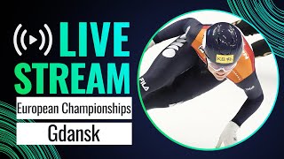 LIVE  Qualifying session  ISU European Short Track Championships Gdansk 2024  ShortTrackSkating [upl. by Aneekas]