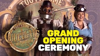 Toothsome Chocolate Emporium Grand Opening Ceremony Universal Orlando [upl. by Bessie]