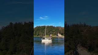 Sailboat Returning to Anacortes  Sunset Cruise Back to Cap Sante Marina [upl. by Raynor]