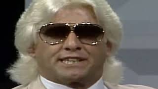 Its Rolex Time Tully Blanchard  Ric Flair on World Championship Wrestling  September 21st 1985 [upl. by Ahseina]