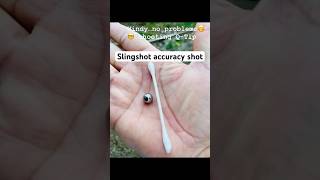 Slingshot shooting Qtip slingshotchallenge catapultshooting slingshot [upl. by Monaco]