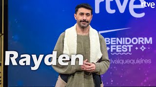 RAYDEN presenta CALLE DE LA LLORERÍA  Benidorm Fest  Eurovisión 2022 [upl. by Nodroj]