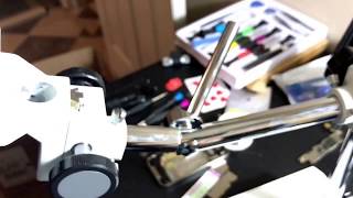 Unboxing of AmScope SE400 10X Binocular Stereo Microscope on Boom Arm Stand  LED GooseNeck Light [upl. by Akiehsal698]