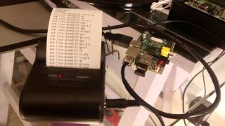 Thermal printing with Raspberry PI [upl. by Netti877]