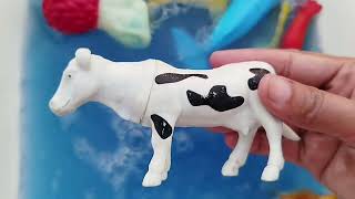 Learn Sea Animals Farm Animals Wild Zoo Animals Names l Toys l Toys For kids [upl. by Rosemarie]