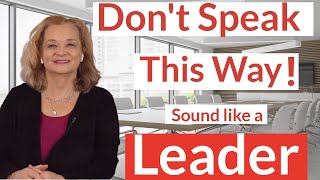 To sound professional and confident avoid speaking this way 7 TIPS [upl. by Aya]