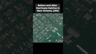 Before and After Katrina Levee Breach Floods Neighborhood 😳 [upl. by Leon]