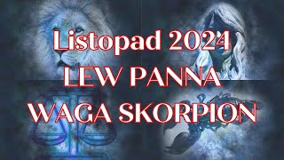 Czytanie na listopad 2024  Lew  Panna  Waga  Skorpion [upl. by Mindy]